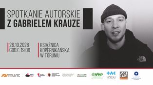 Gabriel Krauze w Toruniu. W ten poniedziałek spotkanie z pisarzem nominowanym do Bookera