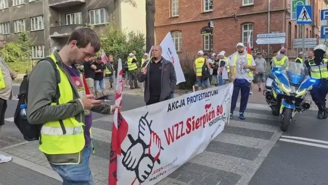 Protest w Katowicach