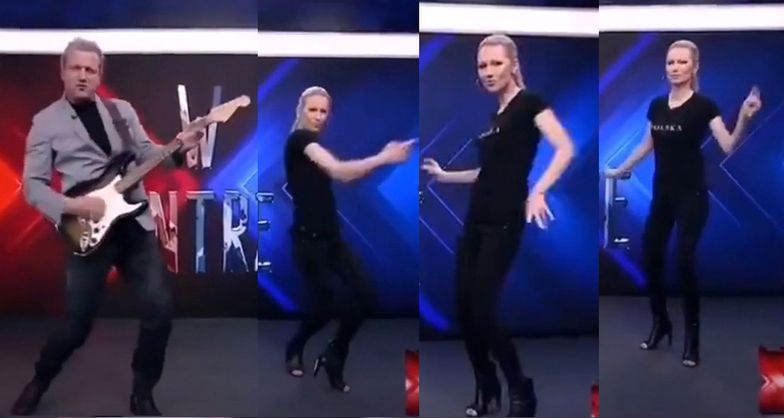 Jarosław Jakimowicz i Magdalena Ogórek w TVP Info (screen)
