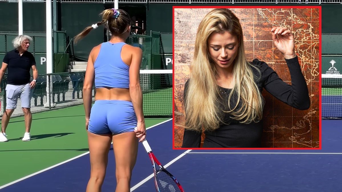 Camilla Giorgi na korcie i w wieczorowym wydaniu