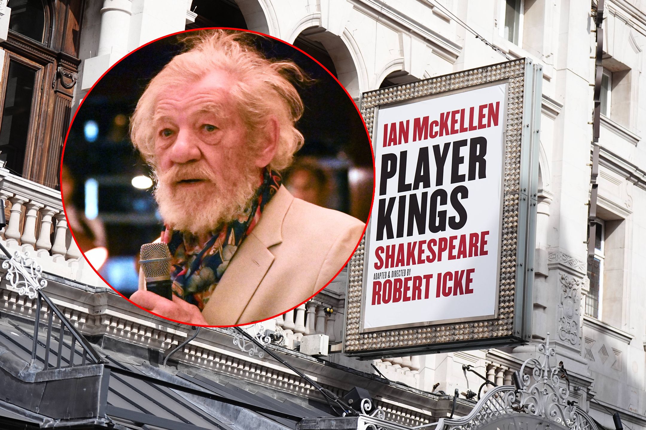 Ian McKellan miał wypadke w teatrze