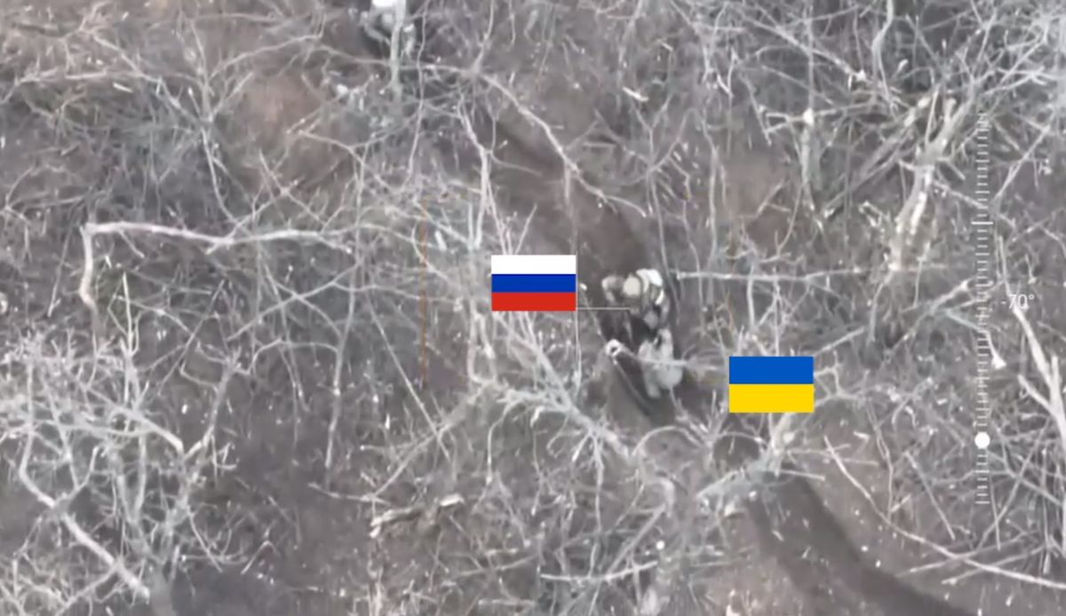 Film nakręcony z drona pokazujący egzekucję opublikowały Siły Lądowe Ukrainy