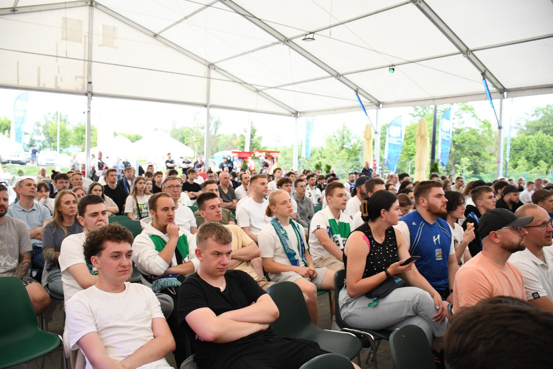 Strefa kibica na meczu Legia Warszawa - Anwil Włocławek we Włocławku