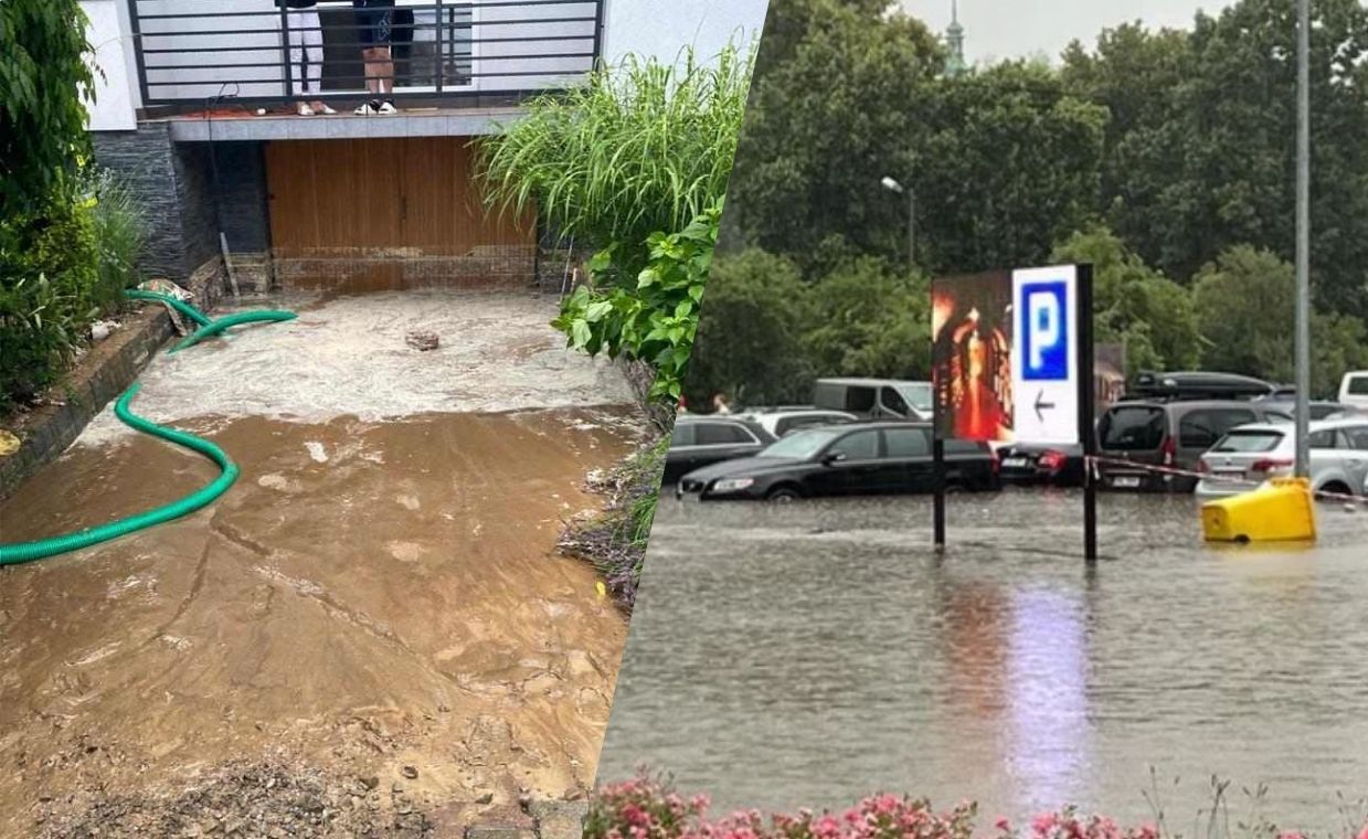 Ulewy suną przez Polskę. Podtopione ulice, zalane posesje