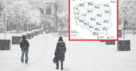 IMGW ostrzega. W tych województwach spadnie do 25 cm śniegu
