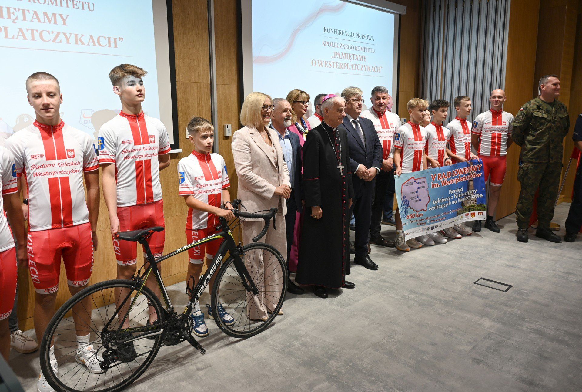 Konferencja zapowiadająca V Rajd rowerowy z Kielc na Westerplatte.