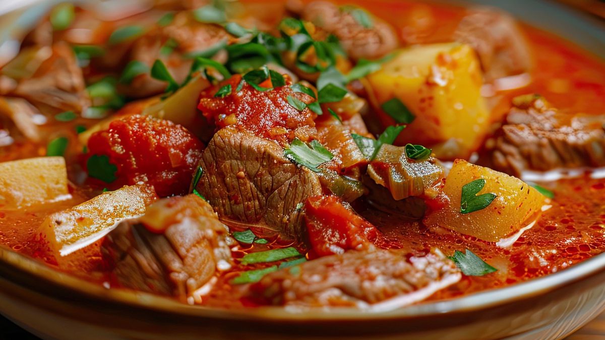 Gulasz z miękkiego mięsa