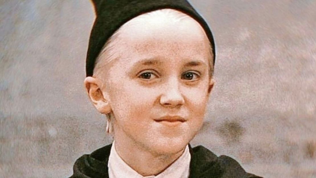 Tom Felton w roli Draco Malfoy'a w serii o Harrym Potterze
