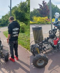 Szybcy i wściekli Sopot. Zrobił bolid z wózka na zakupy. Wysoki mandat