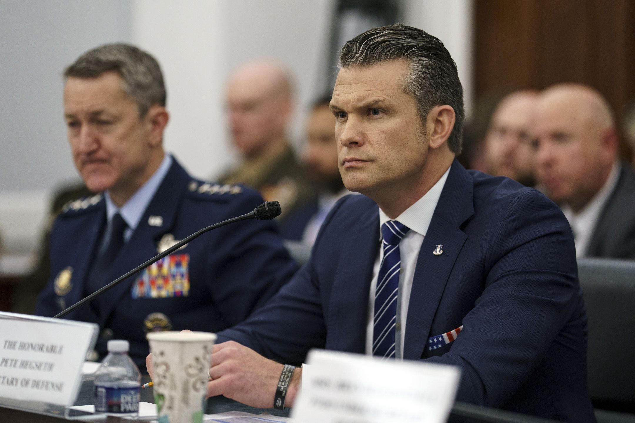  Sekretarz Obrony USA Pete Hegseth na Podkomisji Obrony