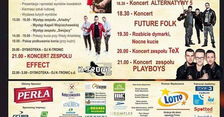 Święto kowali w Wojciechowie 2019. Na scenie wystąpią Future Folk, Effect i Playboys