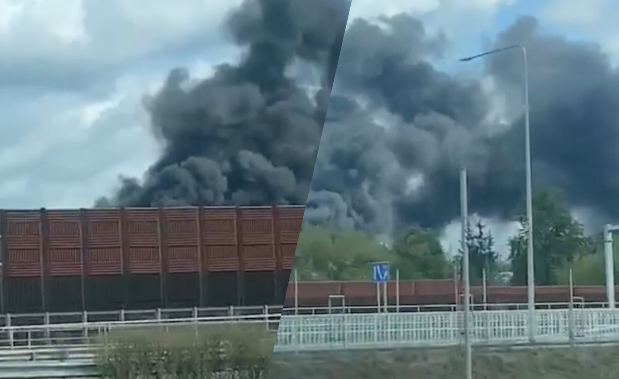 Proszą, aby zamykać okna. Ogromny pożar pod Warszawą