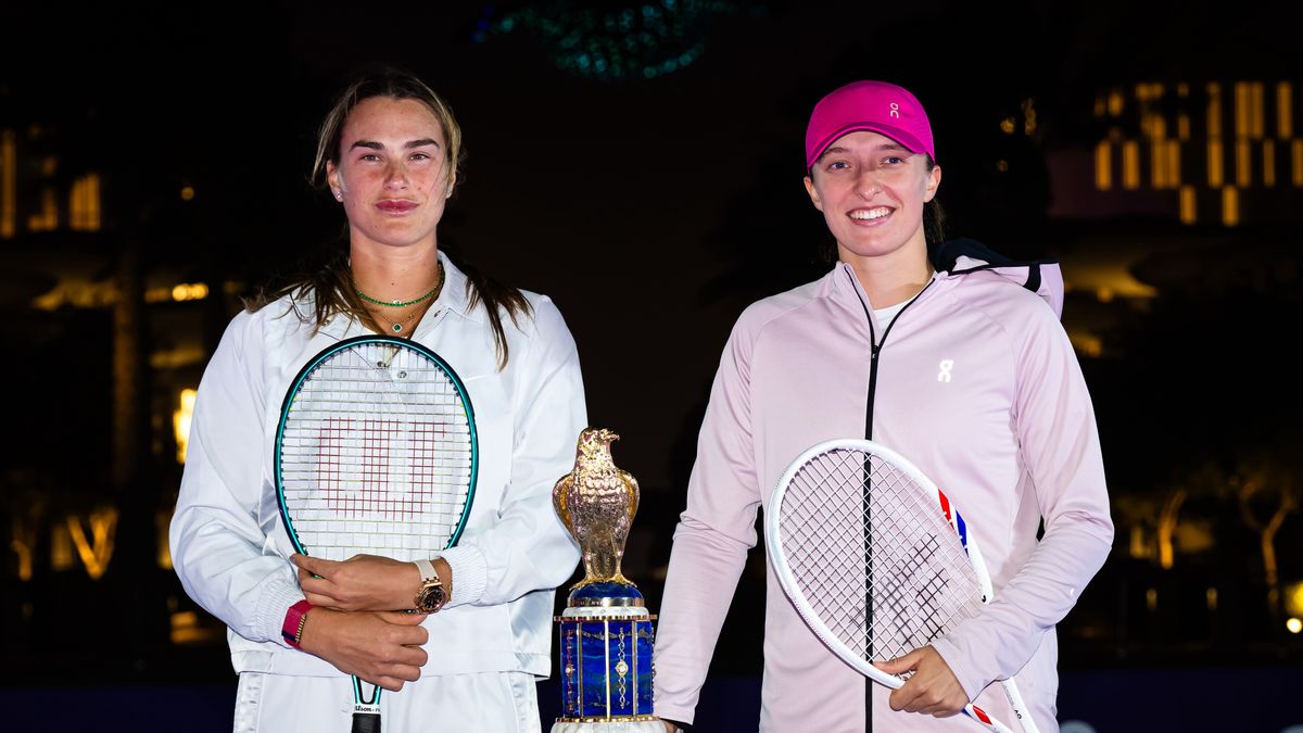 Aryna Sabalenka i Iga Świątek