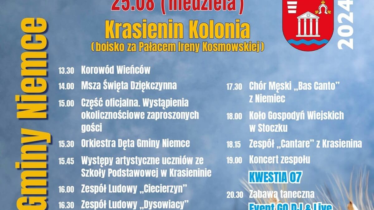 Dożynki w Krasieninie-Kolonii 2024