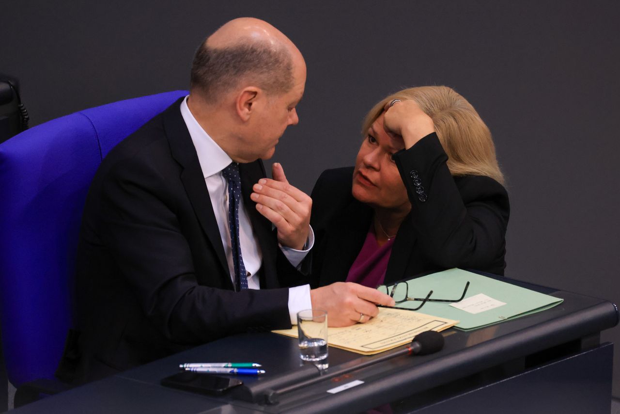 Olaf Scholz i Nancy Faeser