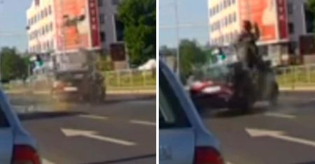 Aż wyleciał w powietrze. Policjant zginął. Winne błędne oznakowanie?