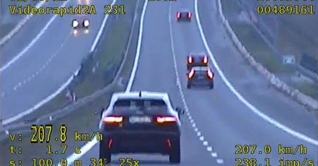 Pędził ponad 200 km/h