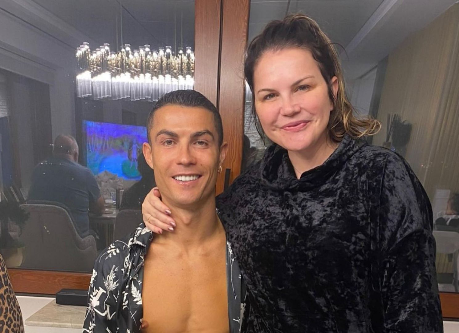 Na zdjęciu: Cristiano Ronaldo i Katia Aveiro