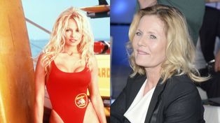 Grażyna Szapołowska w czerwonym stroju kąpielowym! Wygląda jak polska Pamela Anderson ze "Słonecznego patrolu"