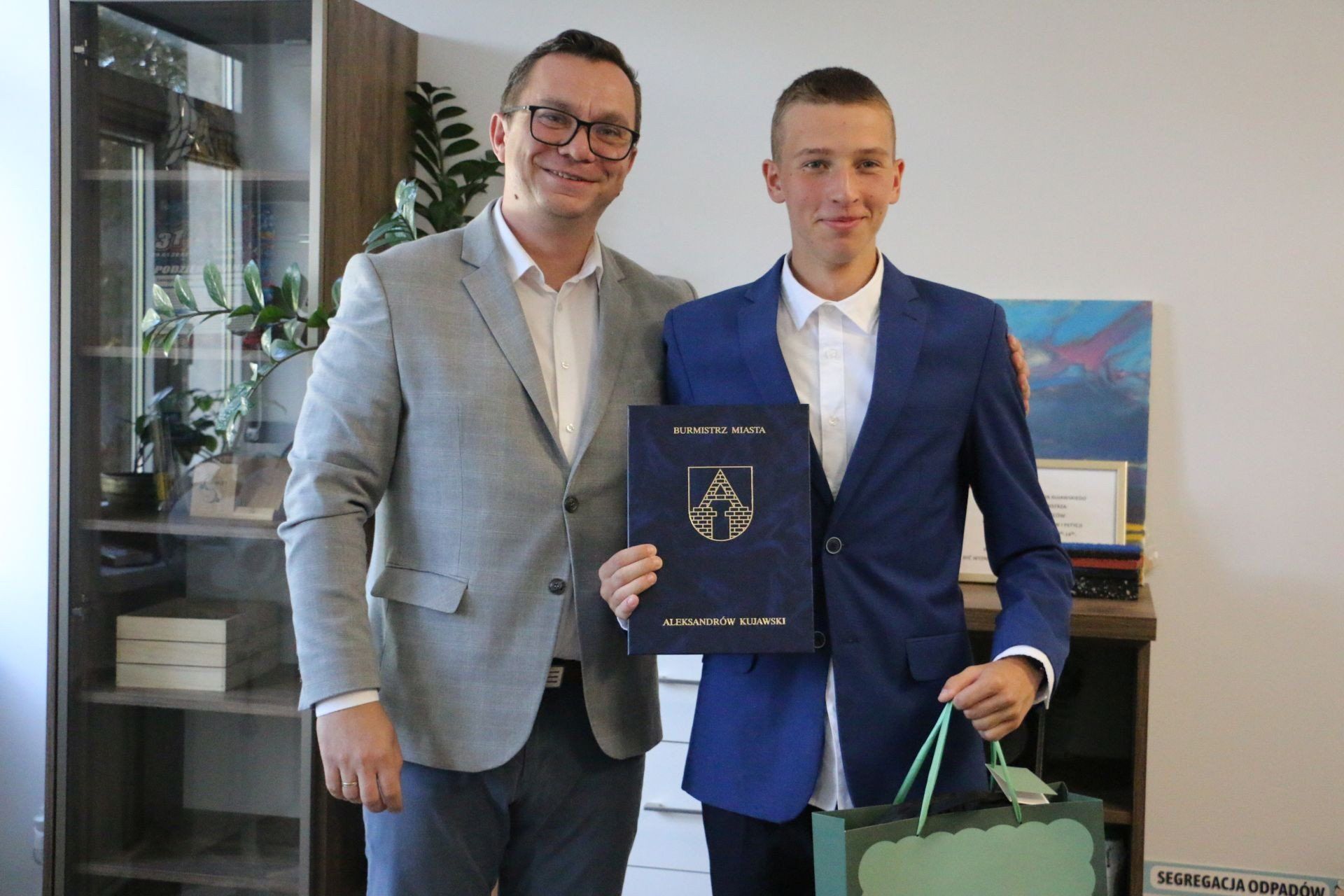 Ignacy Machciński - młody talent lekkiej atletyki z Aleksandrowa Kujawskiego, medalista krajowych zawodów i reprezentant kadry narodowej B