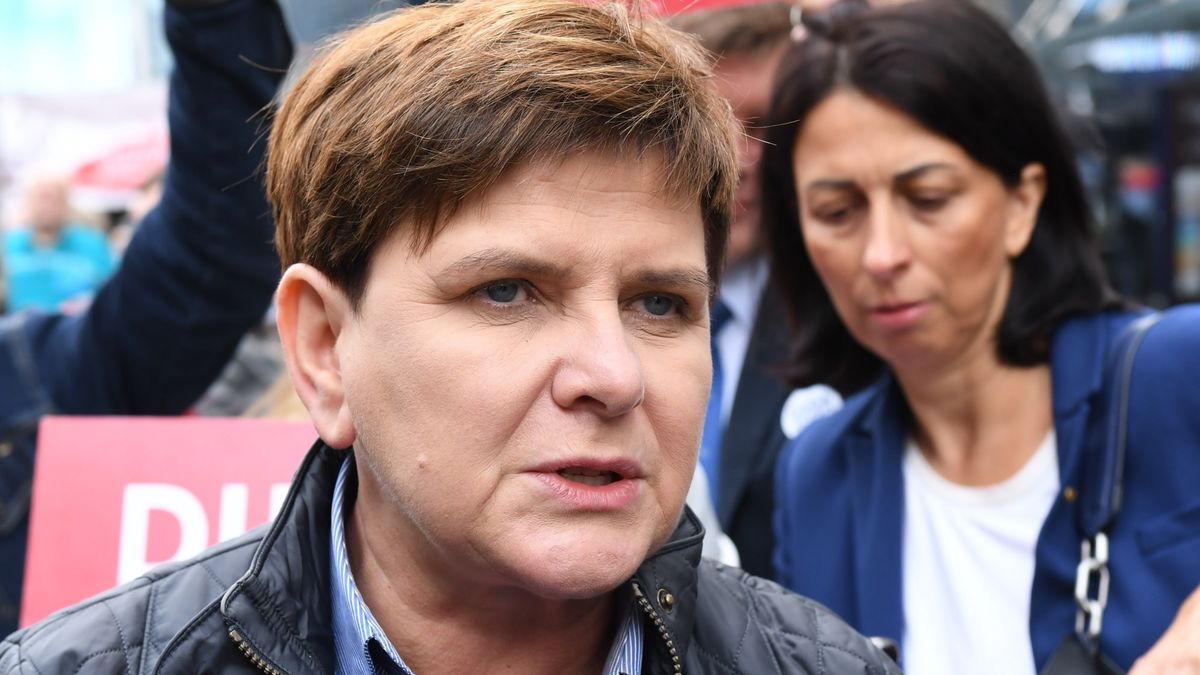 Beta Szydło, była premier, a obecnie europosłanka.