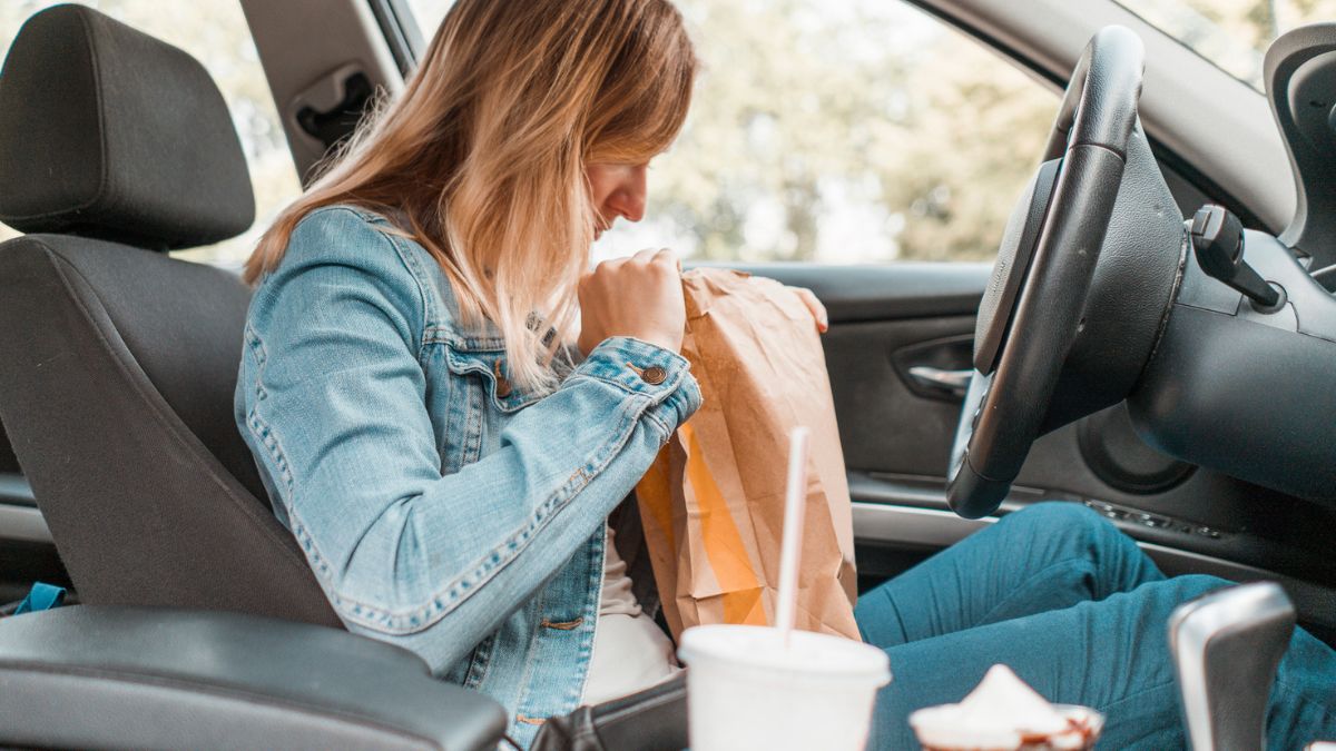 Jedzenie w samochodzie - Pyszności