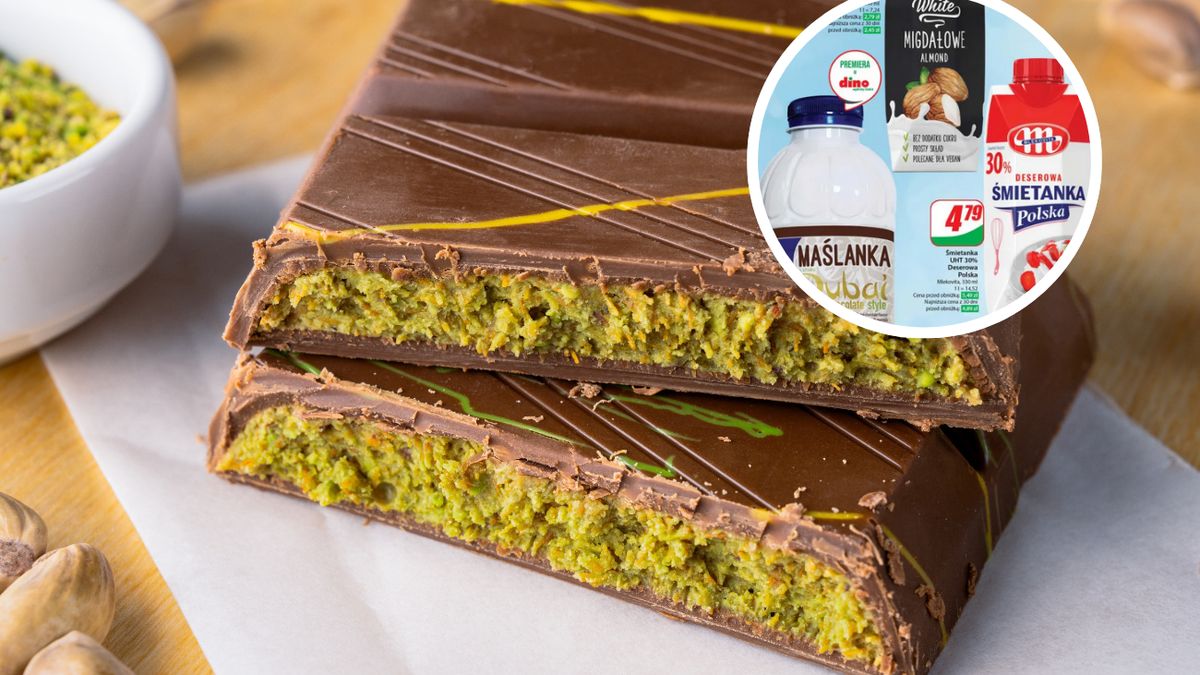 W Dino pojawiła się maślanka o smaku czekolady dubajskiej