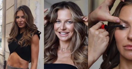 Anna Lewandowska i jej UMIĘŚNIONY brzuch relacjonują kulisy przygotowań do Paris Fashion Week. Ikona stylu? (WIDEO)