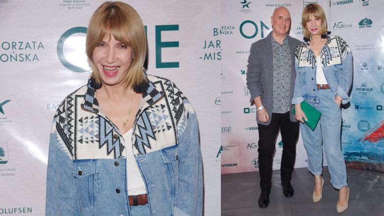 Grażyna Wolszczak z partnerem