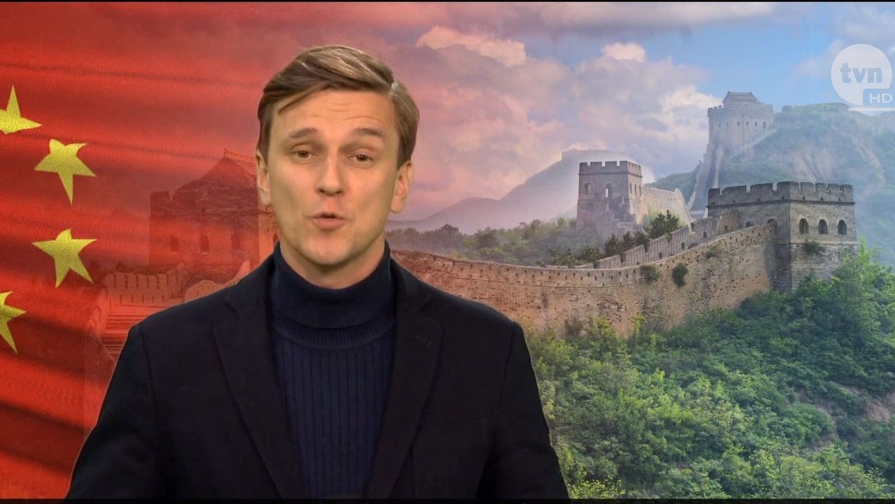 Jacek Tacik przemawiał w "Faktach" po chińsku