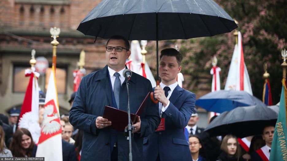 Jarosław Szlachetka, burmistrz Myślenic 