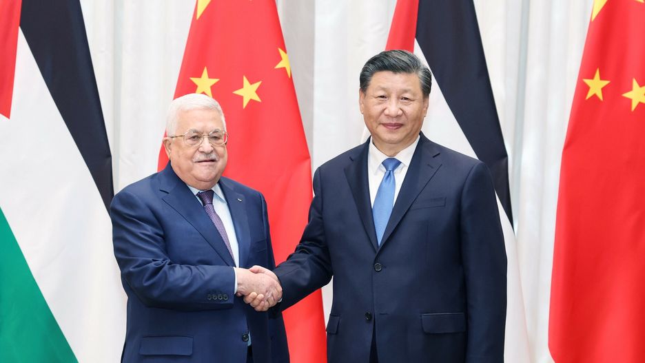 Mahmoud Abbas i Xi Jinping