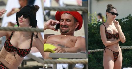 Marcela Leszczak smaży się z Michałem Koterskim na plaży. Modelka odsłoniła wysportowaną sylwetkę w bikini