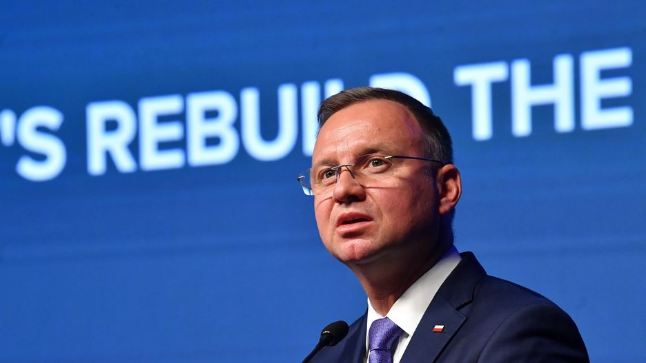 Andrzej Duda w Bratysławie 