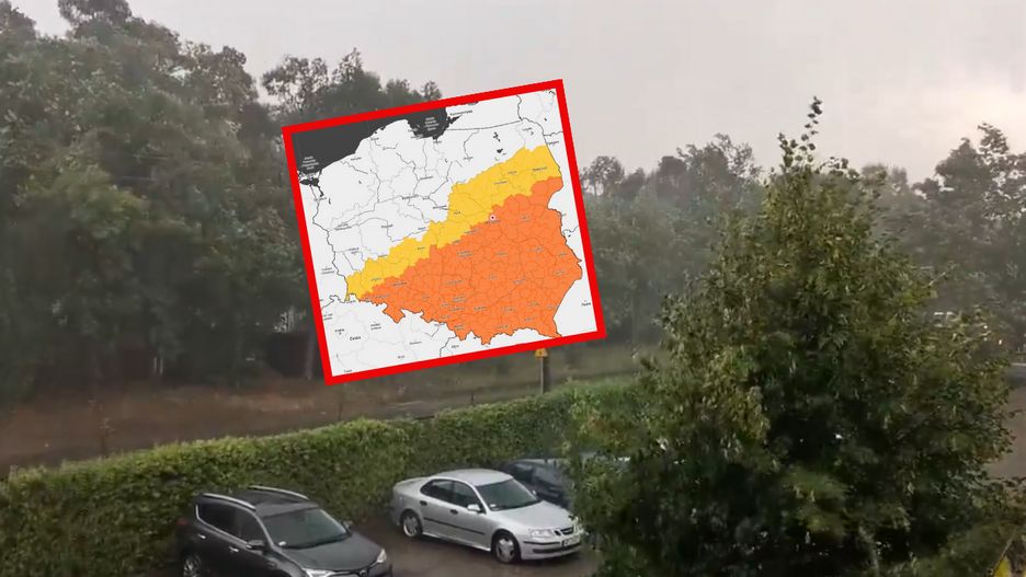 "Groźna sytuacja" pogodowa na Mazowszu