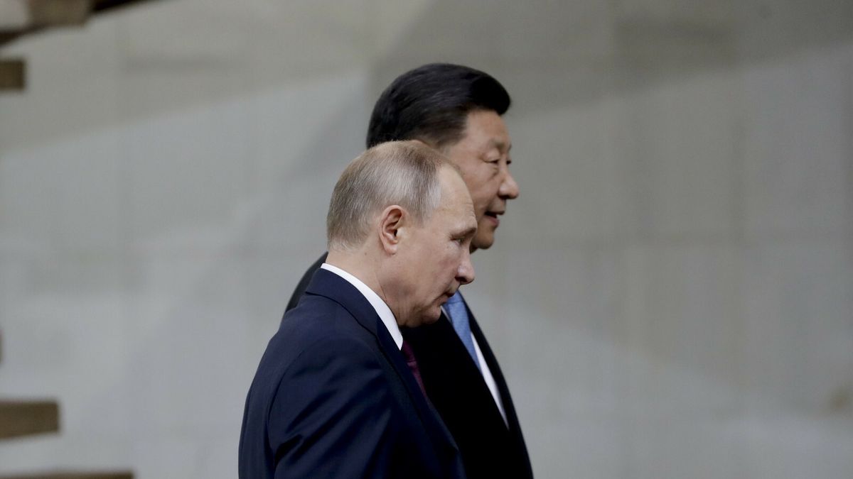 Xi Jinping i Władimir Putin 
