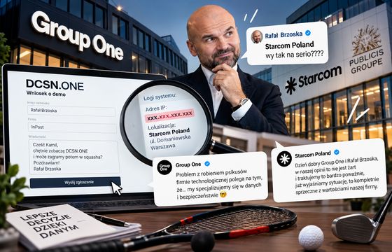 Ktoś podszył się pod Rafała Brzoskę. Group One wskazuje na Starcom, agencja odpowiada