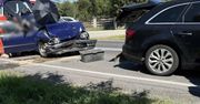 Zator: Wypadek na DK 44. Dwie osoby zostały poszkodowane