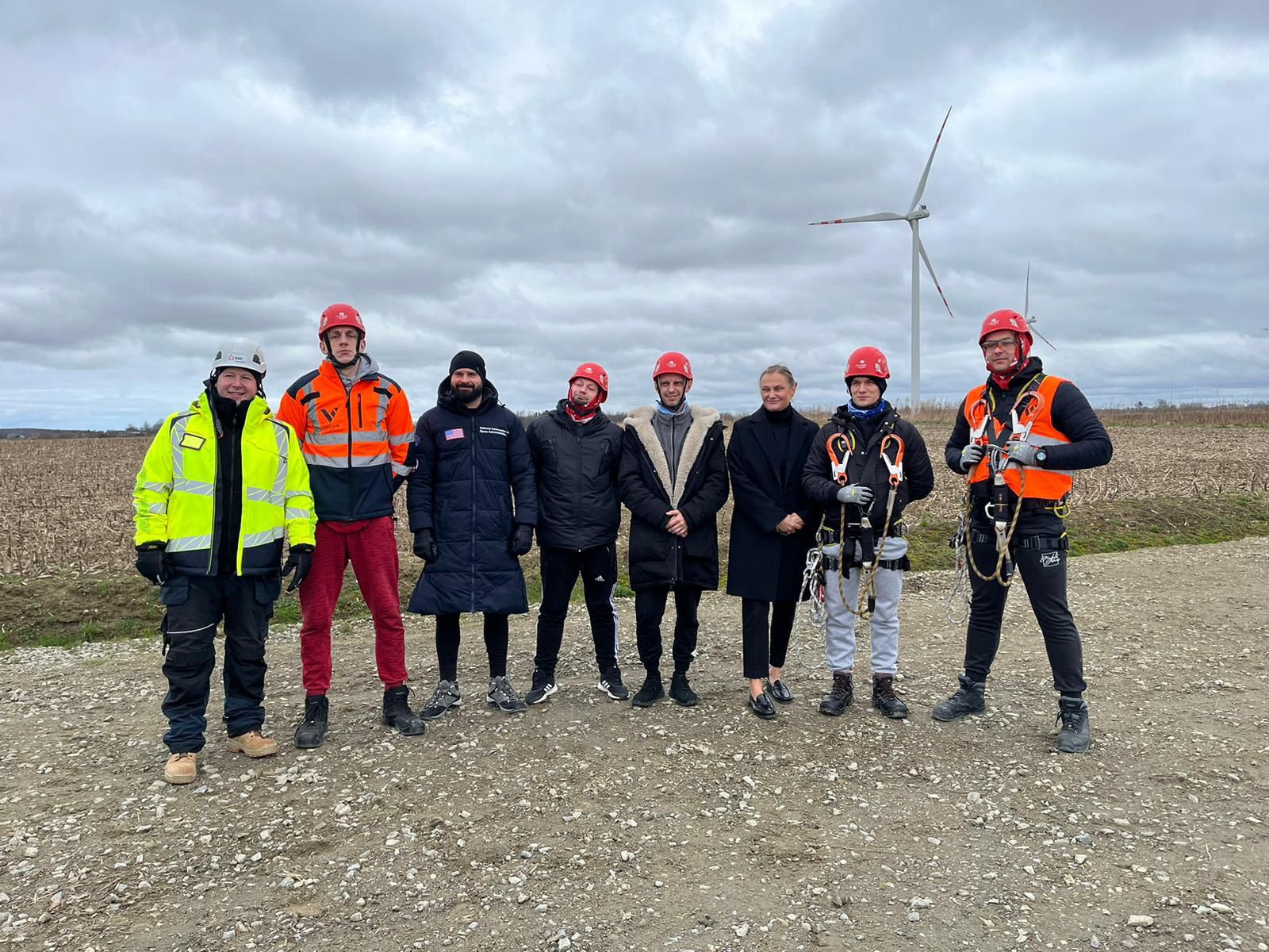 Uczestnicy projektu "Wiatr - Kopalnia Możliwości"