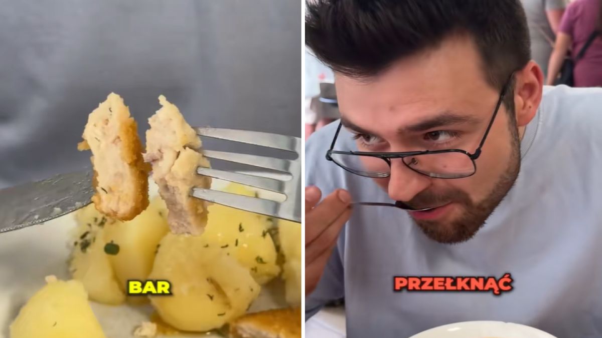 Tiktoker nie miał litości, oceniając smak potraw w "Misiu"