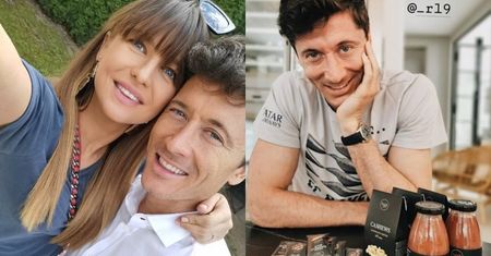 Anna Lewandowska żegna Roberta, wręczając mu zapas jedzenia "BY ANN" (FOTO)