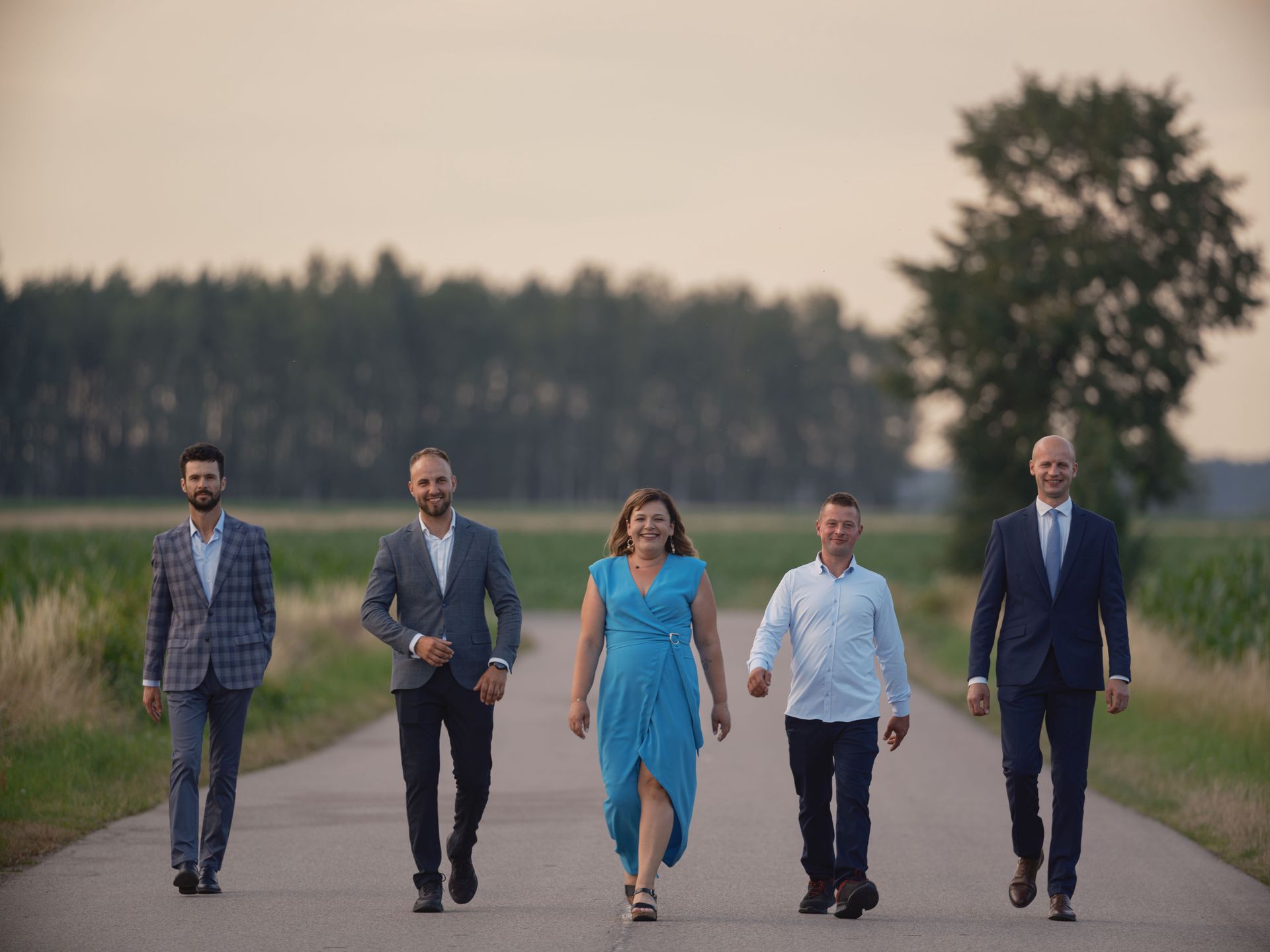 Uczestnicy programu "Rolnik szuka żony" 