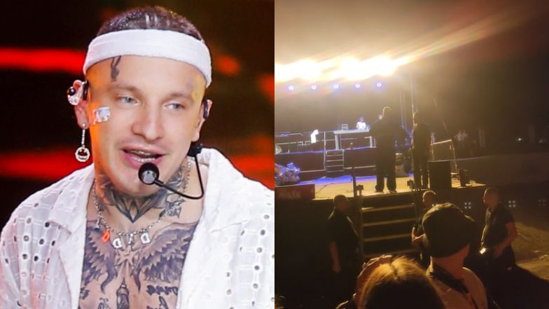 Afera na koncercie Smolastego. Raper nie był w stanie śpiewać 