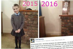 Poruszające zdjęcie. Matka pożegnała zmarłą na raka 8-letnią córkę