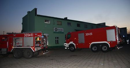 Pożar hurtowni