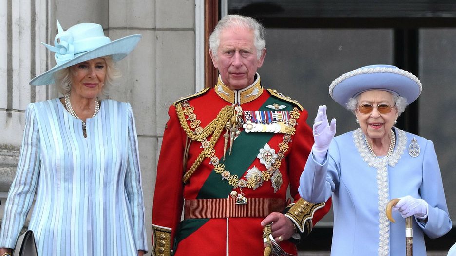 Temporary
(FILES) In this file photo taken on June 2, 2022 Britain's Queen Elizabeth II (R) stands with Britain's Camilla, Duchess of Cornwall (L) and Britain's Prince Charles, Prince of Wales to watch a special flypast from Buckingham Palace balcony following the Queen's Birthday Parade, the Trooping the Colour, as part of Queen Elizabeth II's platinum jubilee celebrations, in London. - Queen Elizabeth II, the longest-serving monarch in British history and an icon instantly recognisable to billions of people around the world, has died aged 96, Buckingham Palace said on September 8, 2022. Her eldest son, Charles, 73, succeeds as king immediately, according to centuries of protocol, beginning a new, less certain chapter for the royal family after the queen's record-breaking 70-year reign. (Photo by Daniel LEAL / AFP)
DANIEL LEAL