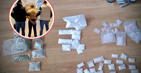 Znaleźli je w jego mieszkaniu. 17-latek próbował uciec przez okno
