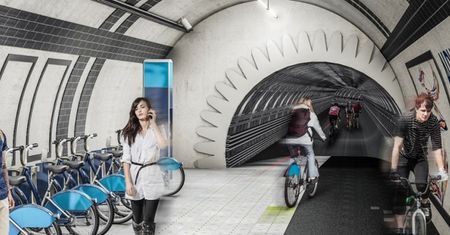 Fantastyczny pomysł! London Underline: stare tunele metra jako rowerowe autostrady