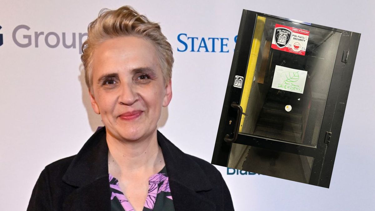 Sąsiedzi na drzwiach bloku posłanki wywiesili kartkę