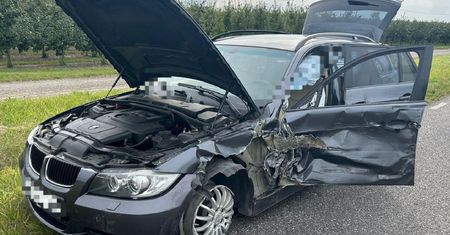 Kierowca BMW wyszedł z zarośli. Wtedy wyszło, w jakim jest stanie